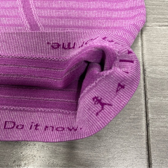 Lululemon Run: Swiftly Tech Tank Rugby Stripe Tonal Heathered Ultra Violet 4 - Picture 12 of 13